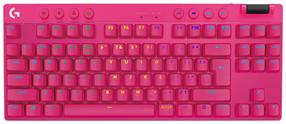 Bezvadu spēļu tastatūra Logitech G Pro X TKL G Pro X TKL, EN, rozā krās.