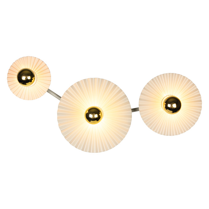 Valgusti seinale Osram, E27, 3 x 40 W, beež v. / beež v.