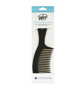 Juuksehari Wet Brush Detangling Comb, must v.