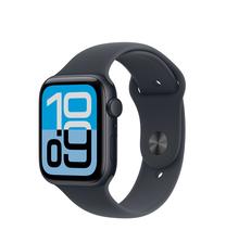 Išmanusis laikrodis Apple Watch SE 3 GPS 44mm MEHQ4ET/A, midnight aluminium korpusas su midnight sport dirželiu - M/L