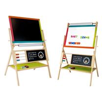 Piešimo lenta Double Sided Board, 101 cm, ruda sp./balta sp./juoda sp.