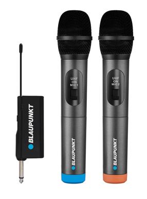 Беспроводной микрофон Blaupunkt UHF WM60UDB, черный цв.