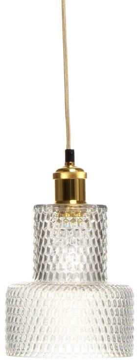 Lampa karināms Kayoom Mona 125, E27, 1 x 40 W, caurspīdīga krās. / zelta krās.