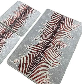 Vonios kilimėlių rinkinys Foutastic Sevra 359CHL5305, įvairių spalvų, 100 cm x 60 cm
