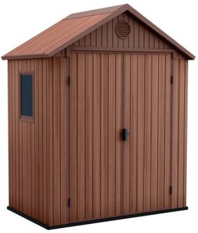 Sodo sandėliukas Keter 6x4, 190 cm x 121 cm x 221 cm, ruda sp.