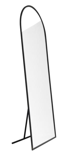 Veidrodis Kalune Design Portal, pastatomas, 65 cm x 180 cm, matinė juoda sp.