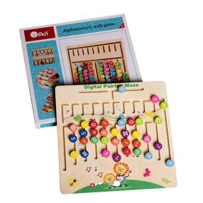 Izglītojoša mīkla Alphanumeric Walk Game Numbers, 2 cm, daudzkrāsaina