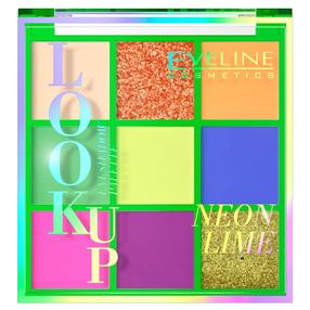 Тени для век Eveline Look Up, 10.8 г, многоцветный neon lime