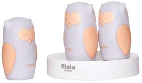 Naktinis šviestuvas Olala Boutique Owls, balta sp.