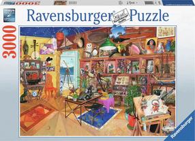 Pusle Ravensburger The Curious Collection 17465, 80 cm x 121 cm, 3000 tk, mitmevärviline