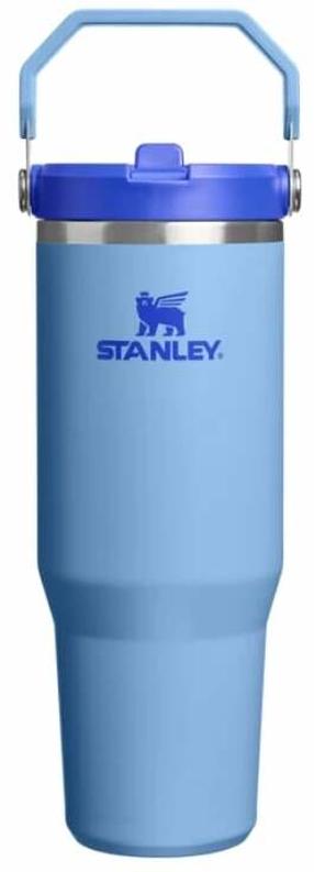 Termokrūze Stanley The IceFlow Flip Straw 2.0 Tumbler, 0.89 l, gaiši zila krās.