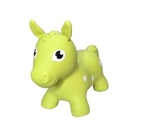 Lēkāšanas rotaļlieta, zirgs Gerardo's Toys, gumija, zaļa krās.
