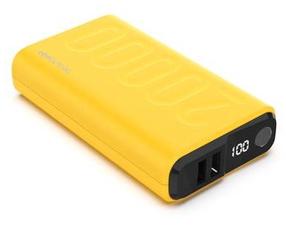 Nešiojamas įkroviklis (Power bank) Realpower Ultron PB-20000, 20000 mAh, 22.5 W, geltona sp.