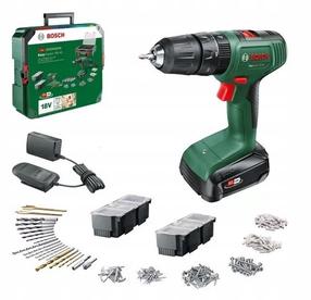 Akumuliatorinis smūginis gręžtuvas-suktuvas su akumuliatoriumi Bosch EasyImpact18V-40, 18 V, 2 Ah
