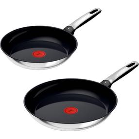 Pannu komplekts Tefal Emotion E331S2, Ø 28 cm, nerūsējošais tērauds