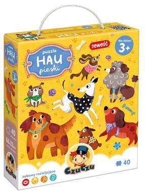 Dėlionė CzuCzu Hau-Dogs 2191, 32 cm x 66 cm, 40 vnt., įvairių spalvų