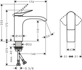 Valamusegisti Hansgrohe Vivenis 110, kroom v.
