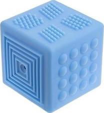 Lavinimo žaislas Tullo Sensory Cube, 8.5 cm, mėlyna sp.