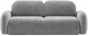 Sofa-lova Avuela Chenille, pilka sp., 105 x 250 cm x 94 cm