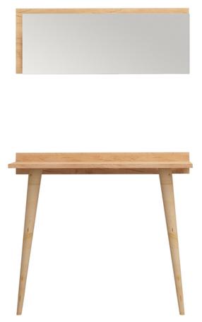 Konsoles galds Kalune Design Banevento, ozola krās., 80 cm x 32 cm x 84 cm