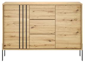 Komoda ADRK Nexo, artisan oak sp., 87 cm x 138 cm x 40 cm