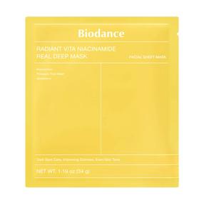 Näomask, komplekt Biodance Radiant Vita Niacinamide Real Deep, 136 g