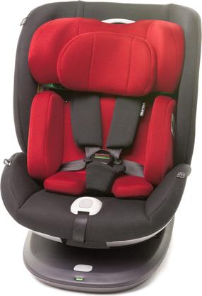 Automobilinė kėdutė 4Baby Vel-Fix I-Size, raudona sp., 40 - 150 cm