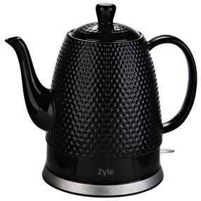 Elektrinis virdulys Zyle ZY17KWS, 1.5 l, juoda sp.