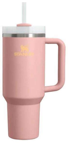 Termokrūze Stanley Quencher H2.O FlowState, 1.18 l, persiku rozā krās.