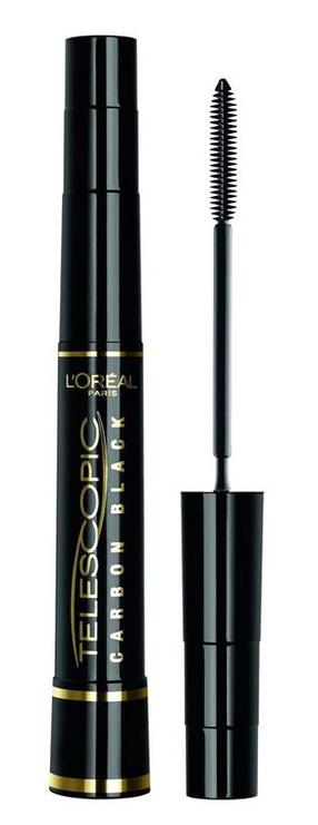 Blakstienų tušas L’Oréal Paris Telescopic, carbon black sp.