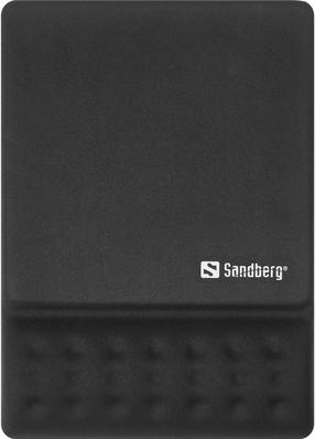 Pelės kilimėlis Sandberg Memory Foam Mousepad, 21 cm x 26.5 cm x 2.5 cm, juoda sp.