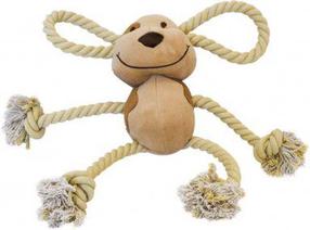 Rotaļlieta sunim, plīša manta Yarro International Happy Dog, 40 cm, brūna krās.