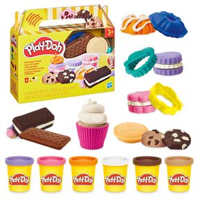 Kūrybinis rinkinys su plastilinu Hasbro Play-Doh Food Shapes, (spalva/dizainas parenkami atsitiktine tvarka), 6 vnt.