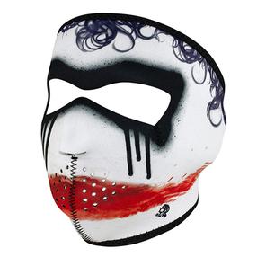 Mootorratturi kiivrisukk Zanheadgear Trickster, valge v./must v./punane v.