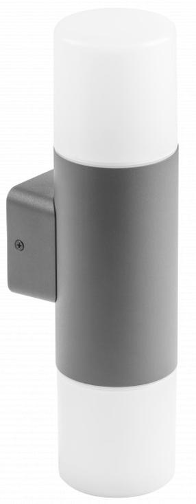 Sieninis lauko šviestuvas GTV Corta UA-30, 25W, E27, IP44, antracito sp., 11.2 cm x 33.4 cm