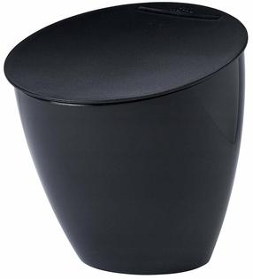 Atkritumu tvertne Mepal Calypso, nordic black krās., 2.2 l, 18.4 cm x 17.5 cm