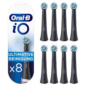 Elektrinio dantų šepetėlio galvutė Braun Ultimate Clean, juoda sp., 8 vnt.