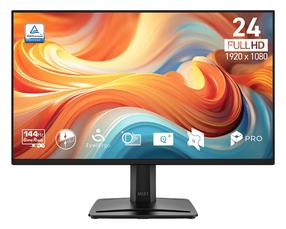 Monitors MSI MSI PRO MP245 E14VL, 9S6-3PF1CM-003, VA, 144 Hz, FHD, 23.8"