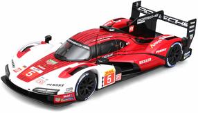  Mänguauto Bburago Porsche 963 18-28022, 1:24, valge v./punane v.