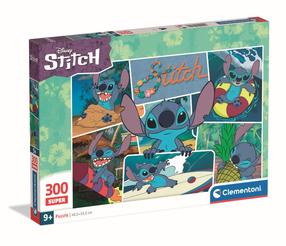Dėlionė Clementoni Disney Stitch 21742, 33.5 cm x 48.5 cm, 300 vnt., įvairių spalvų