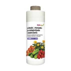 Väetis köögiviljadele, lilledele Baltic Agro, vedel, 1 l