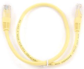 Провод Gembird CAT 5e UTP Patch RJ-45 8P8C, RJ-45 8P8C, 0.25 м, желтый цв.