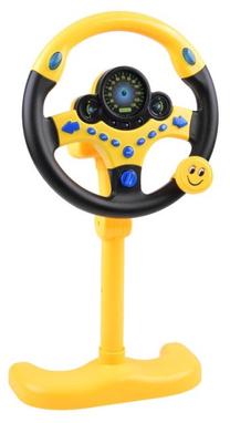 Edukacinis vairas Learning Simulate Driver, geltona sp.