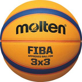 Korvpalli pall Molten FIBA 3x3, 6 suurus, sinine v./oranž v.