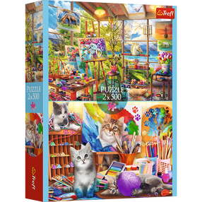 Пазл 2in1 Trefl European Capitals 37530, 34 см x 48 см, 1000 шт., многоцветный