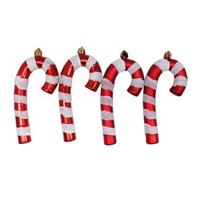 Eglutės žaisliukų rinkinys Christmas Touch N3/L515304ABS, baltas/raudonas/įvairių spalvų, plastikas, 4 vnt.