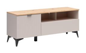 TV staliukas Velton, ąžuolo sp./kašmyro sp., 41 cm x 135 cm x 55.7 cm