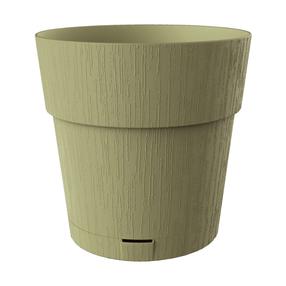 Цветочный горшок Stefanplast Ethica 2168452, пластик, Ø 40 см, зеленый цв.