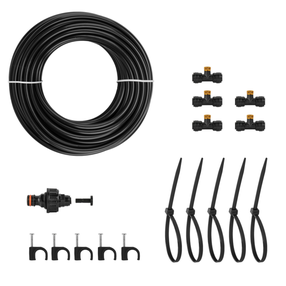Veeudu süsteem Bradas Black Line Z1007, plastik/kumm, 750 cm, must v.