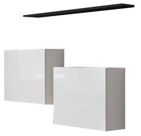 Pakabinama spintelė ASM Switch SB I Switch SB I, balta sp./juoda sp., 60 cm x 30 cm x 60 cm
